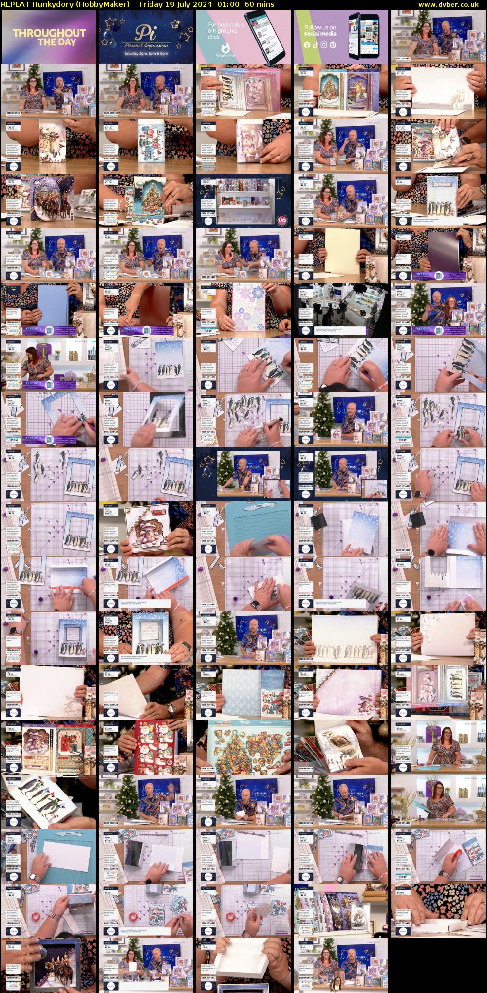 REPEAT Hunkydory (HobbyMaker) Friday 19 July 2024 01:00 - 02:00