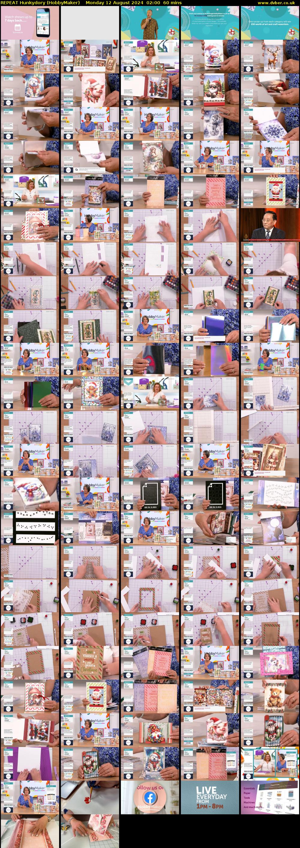 REPEAT Hunkydory (HobbyMaker) Monday 12 August 2024 02:00 - 03:00