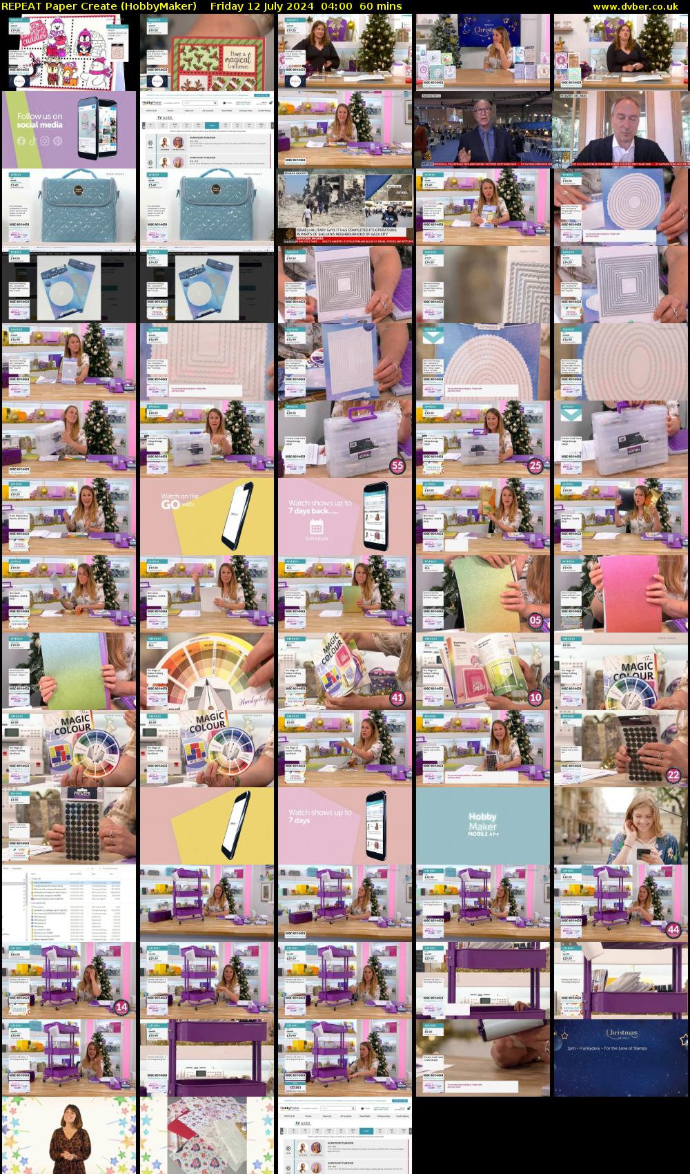 REPEAT Paper Create (HobbyMaker) Friday 12 July 2024 04:00 - 05:00
