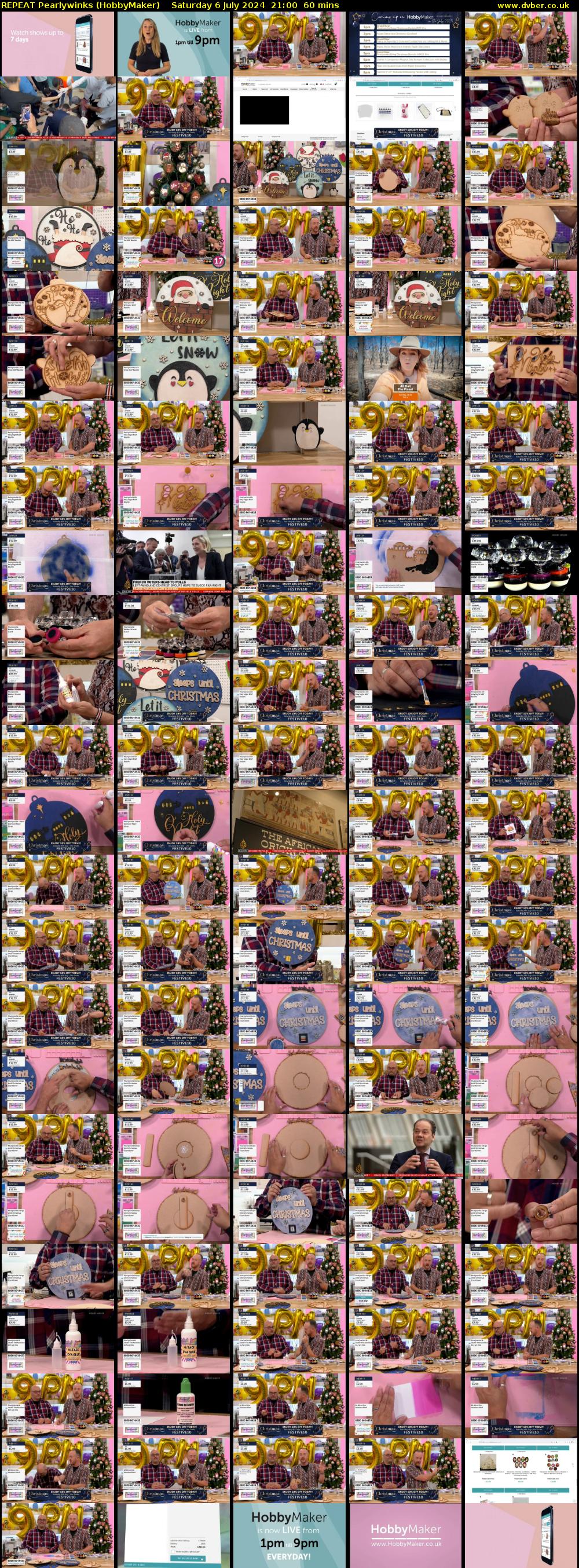 REPEAT Pearlywinks (HobbyMaker) Saturday 6 July 2024 21:00 - 22:00