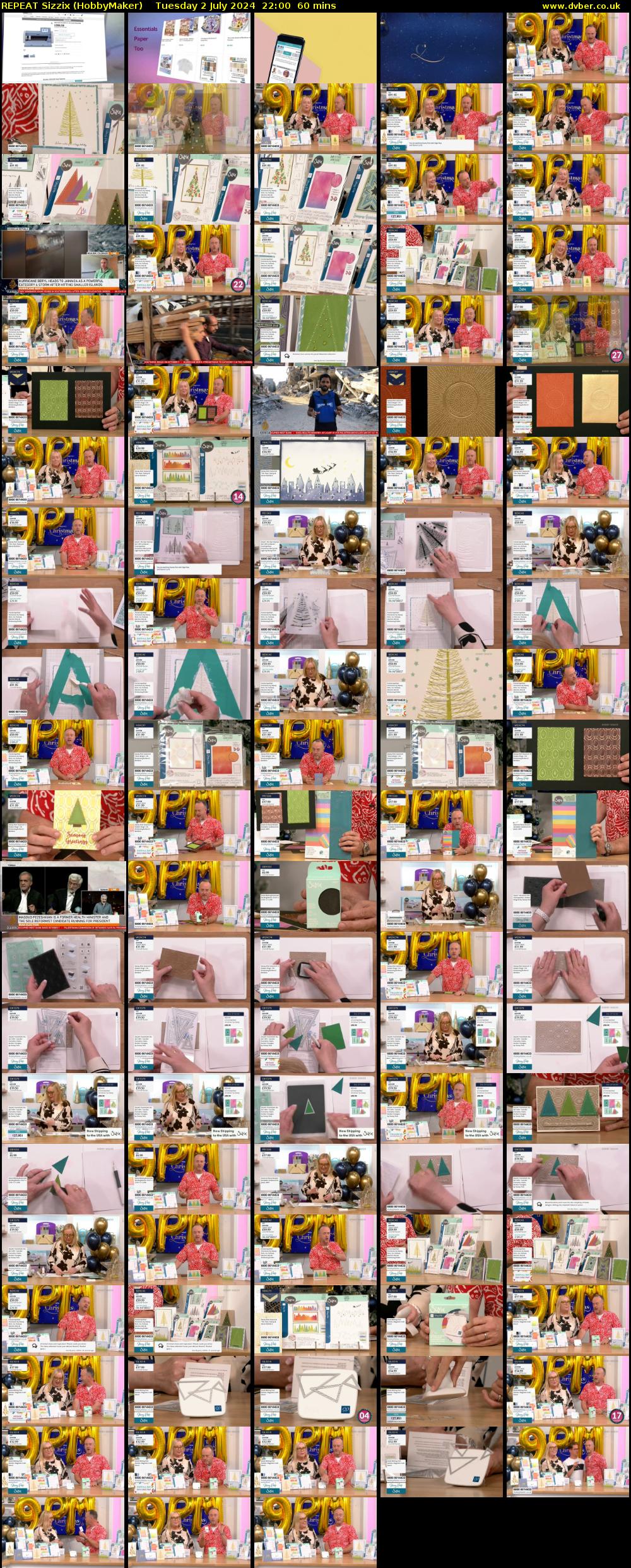 REPEAT Sizzix (HobbyMaker) Tuesday 2 July 2024 22:00 - 23:00