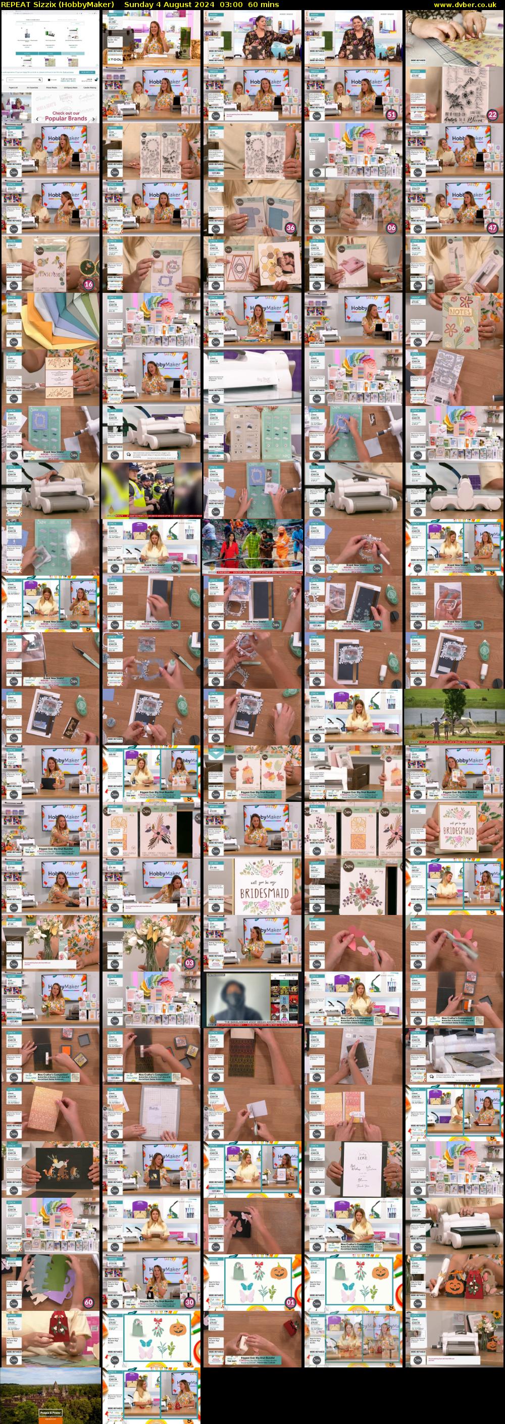 REPEAT Sizzix (HobbyMaker) Sunday 4 August 2024 03:00 - 04:00