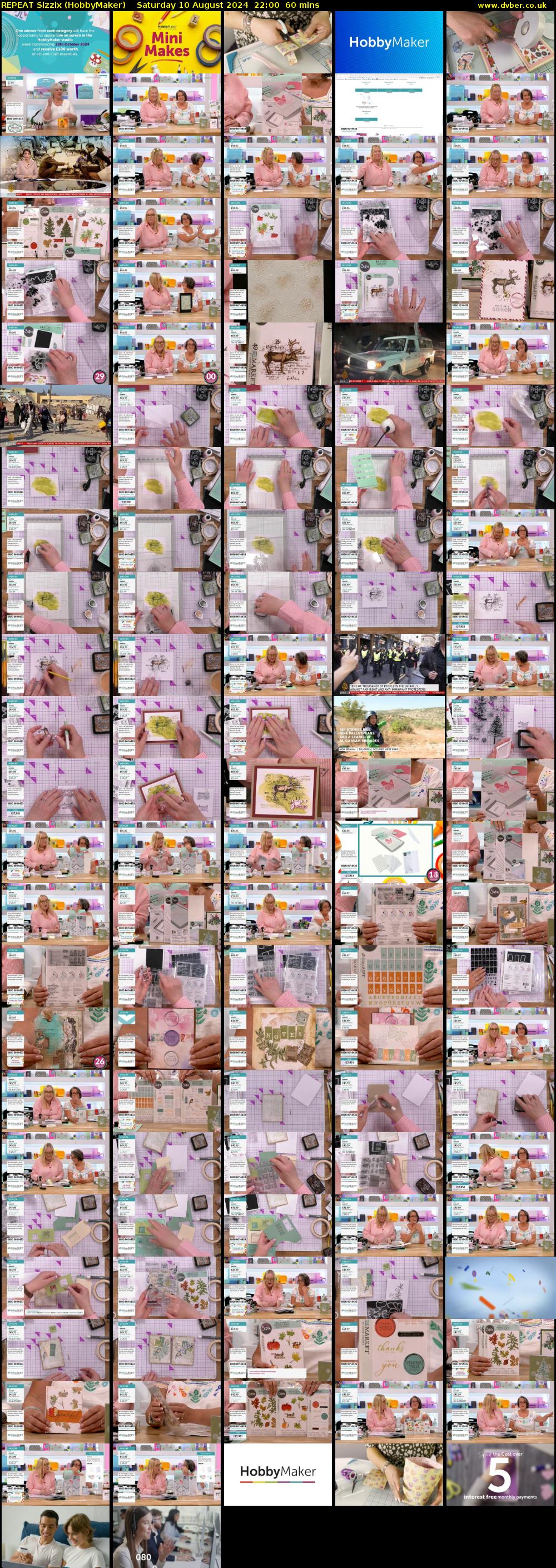 REPEAT Sizzix (HobbyMaker) Saturday 10 August 2024 22:00 - 23:00