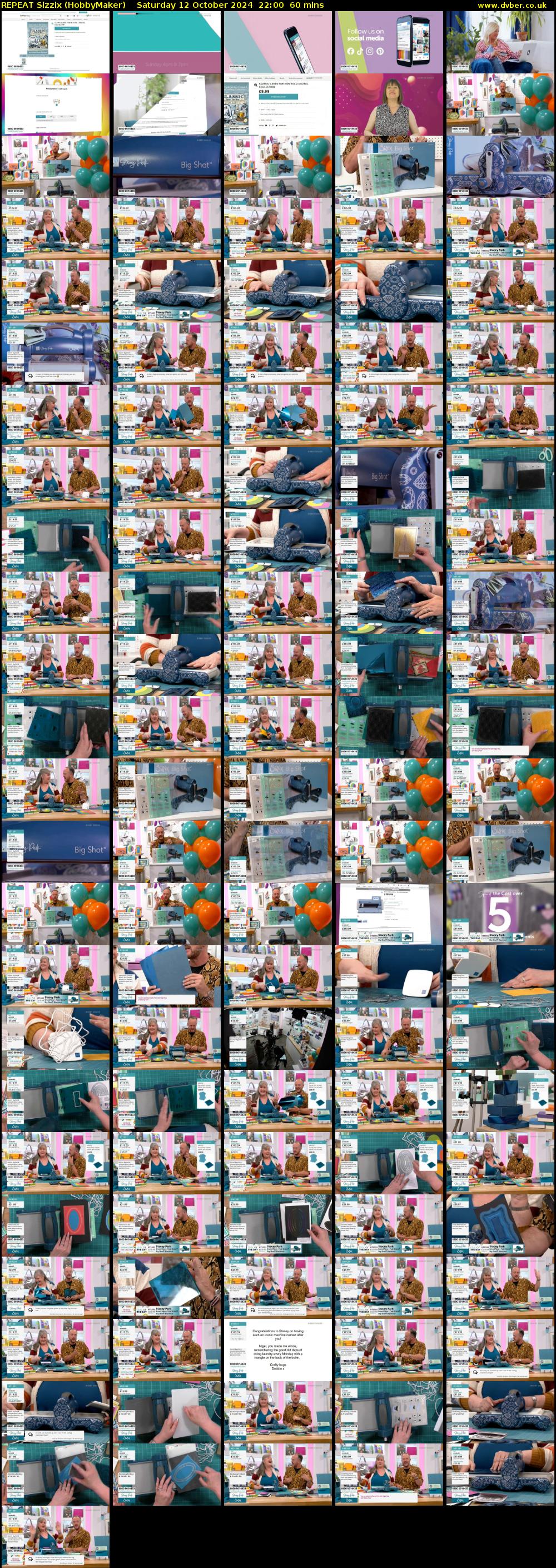 REPEAT Sizzix (HobbyMaker) Saturday 12 October 2024 22:00 - 23:00