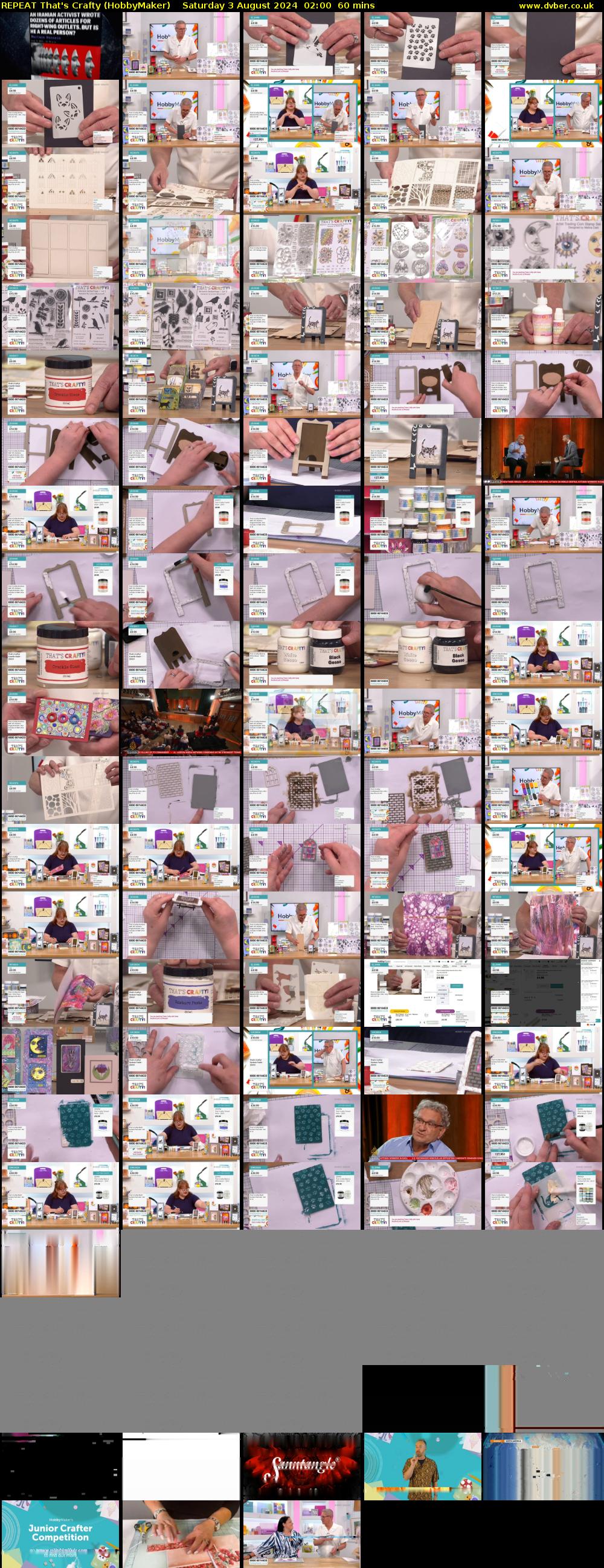REPEAT That's Crafty (HobbyMaker) Saturday 3 August 2024 02:00 - 03:00