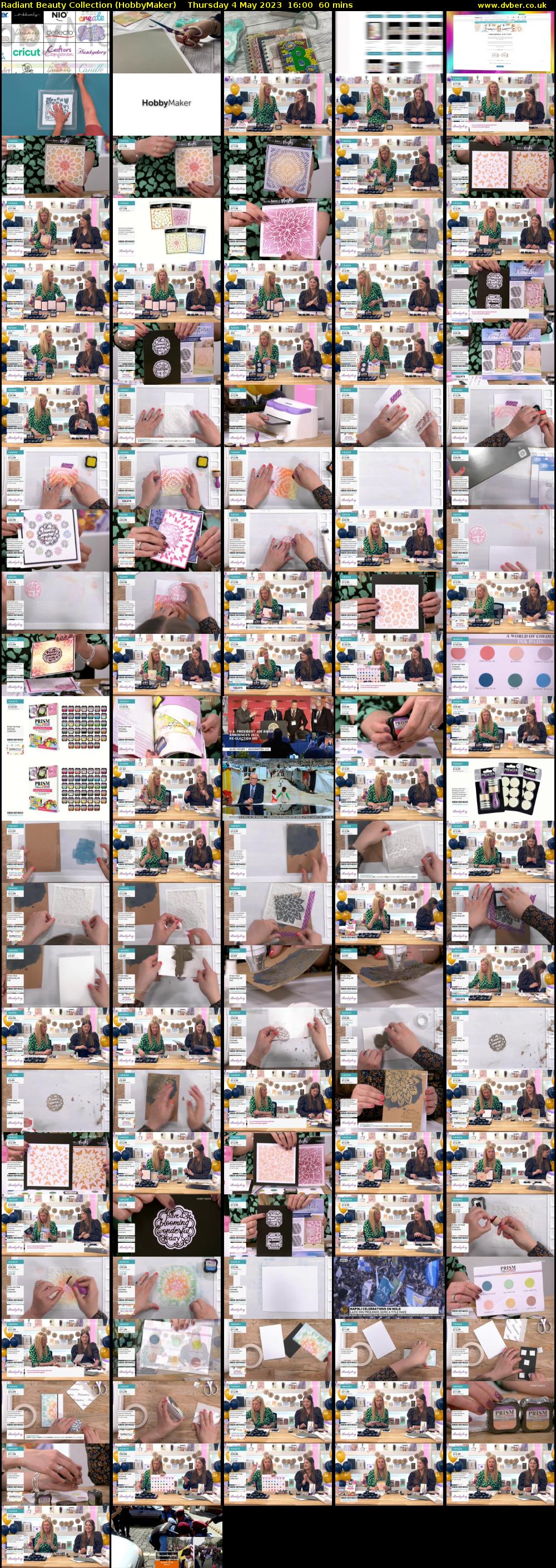 Radiant Beauty Collection (HobbyMaker) Thursday 4 May 2023 16:00 - 17:00