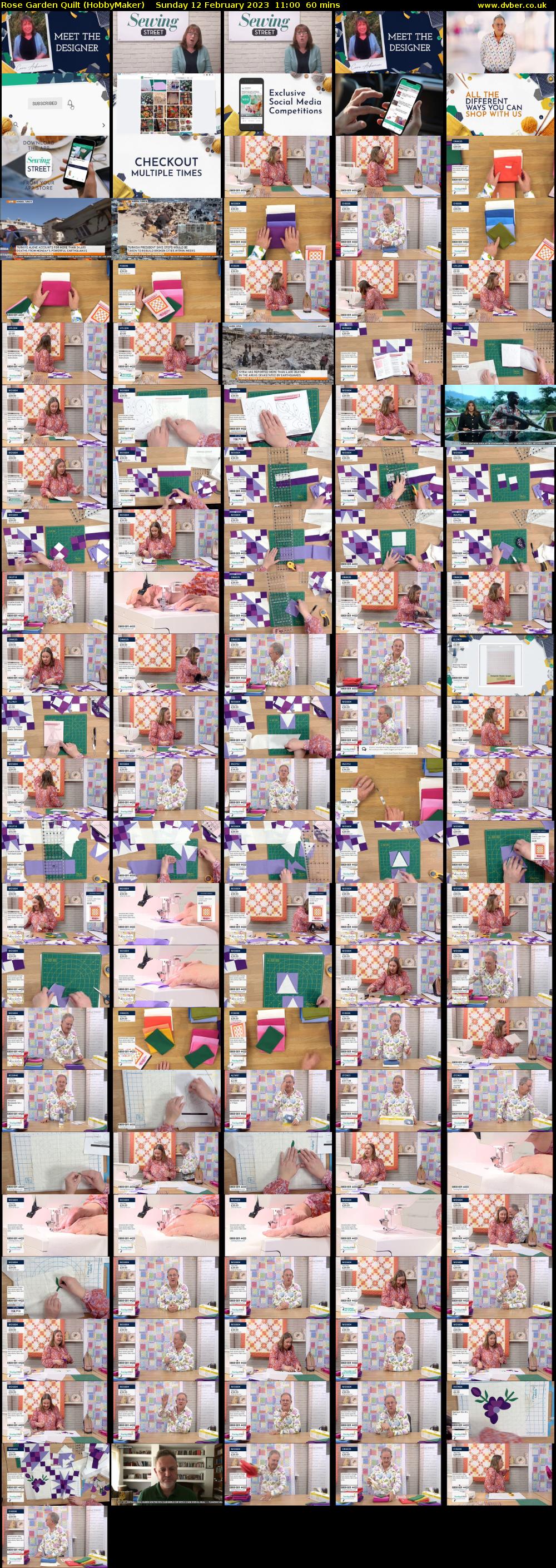 Rose Garden Quilt (HobbyMaker) Sunday 12 February 2023 11:00 - 12:00