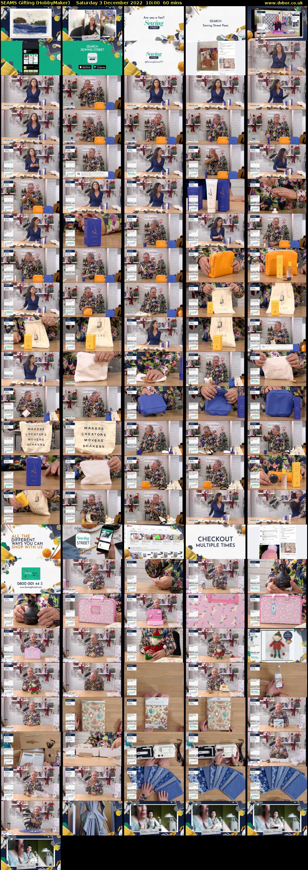 SEAMS Gifting (HobbyMaker) Saturday 3 December 2022 10:00 - 11:00