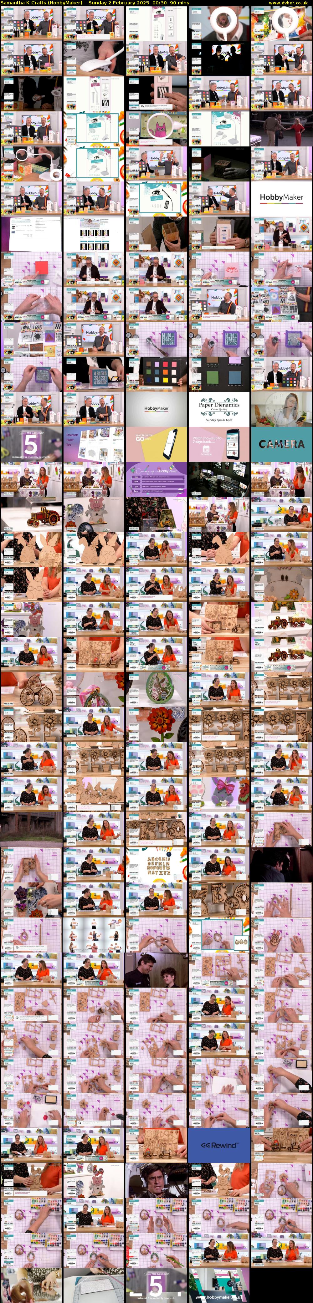 Samantha K Crafts (HobbyMaker) Sunday 2 February 2025 00:30 - 02:00