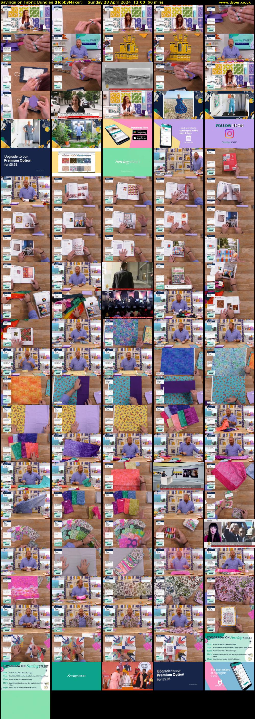 Savings on Fabric Bundles (HobbyMaker) Sunday 28 April 2024 12:00 - 13:00