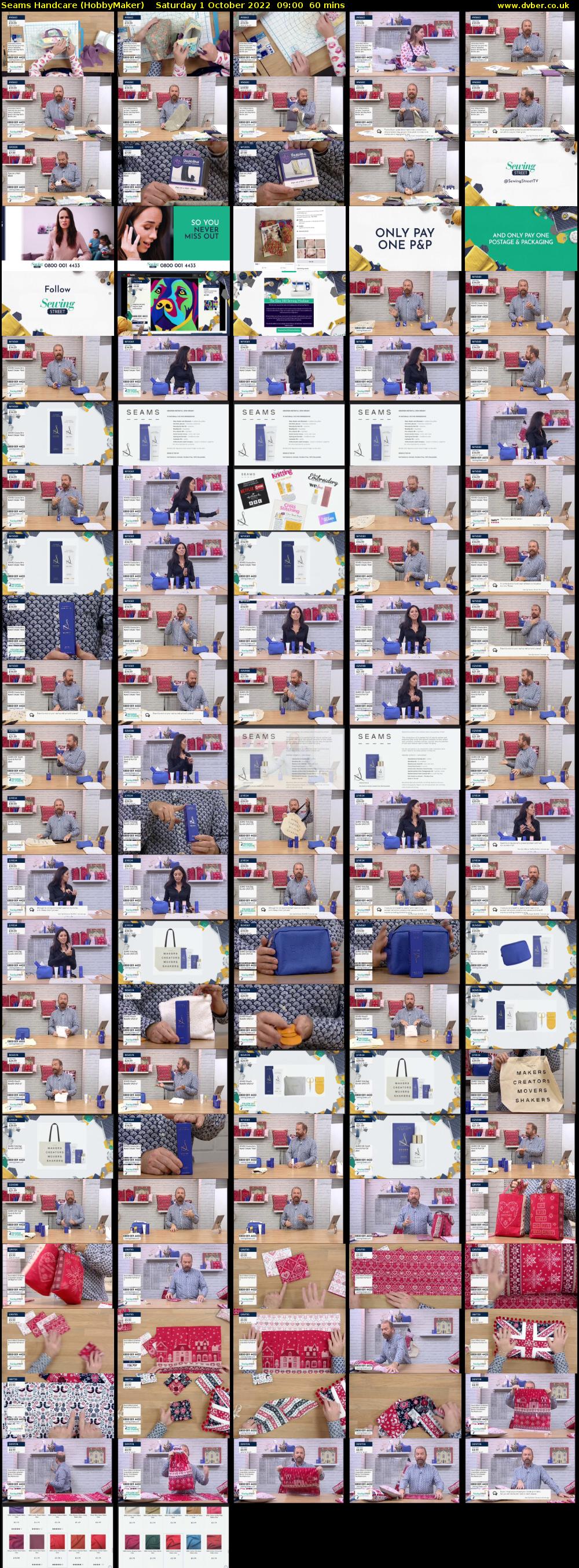 Seams Handcare (HobbyMaker) Saturday 1 October 2022 09:00 - 10:00