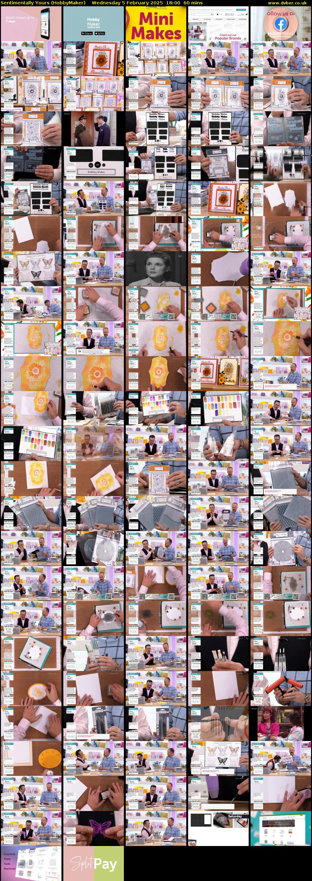 Sentimentally Yours (HobbyMaker) Wednesday 5 February 2025 18:00 - 19:00