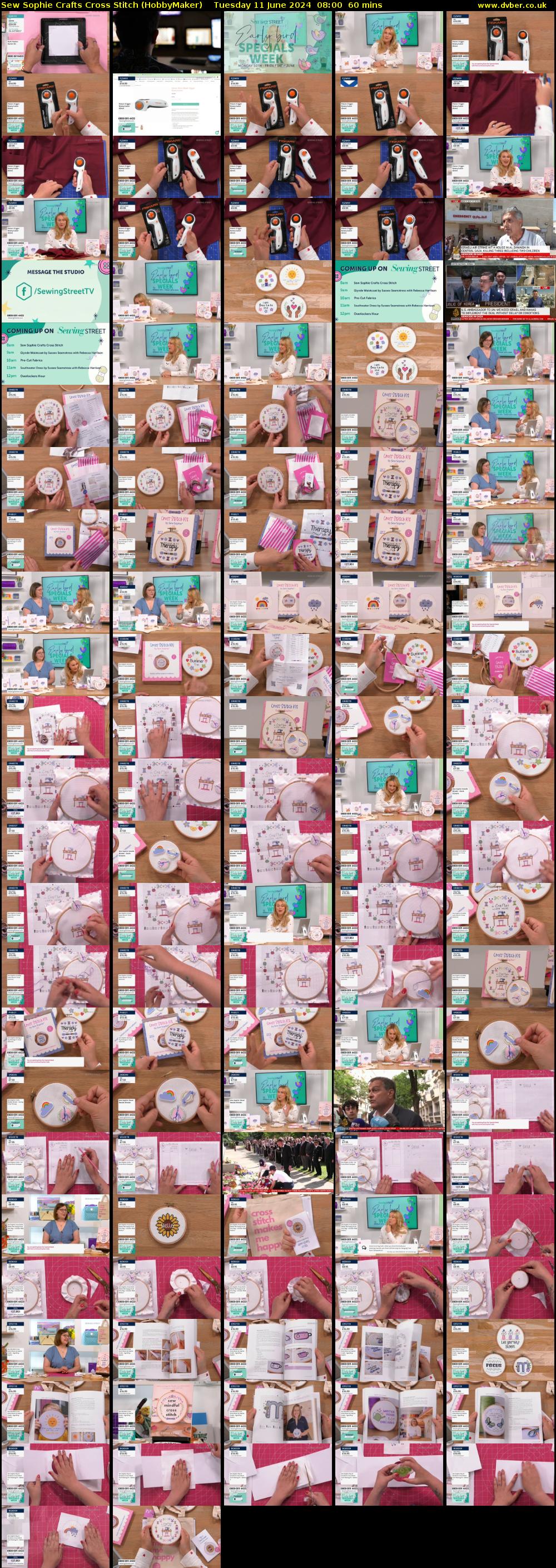 Sew Sophie Crafts Cross Stitch (HobbyMaker) Tuesday 11 June 2024 08:00 - 09:00