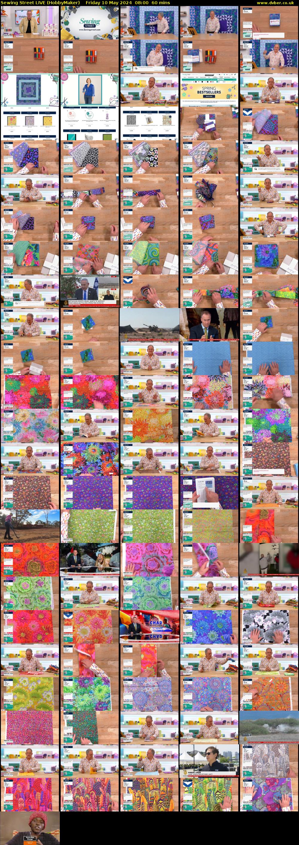 Sewing Street LIVE (HobbyMaker) Friday 10 May 2024 08:00 - 09:00