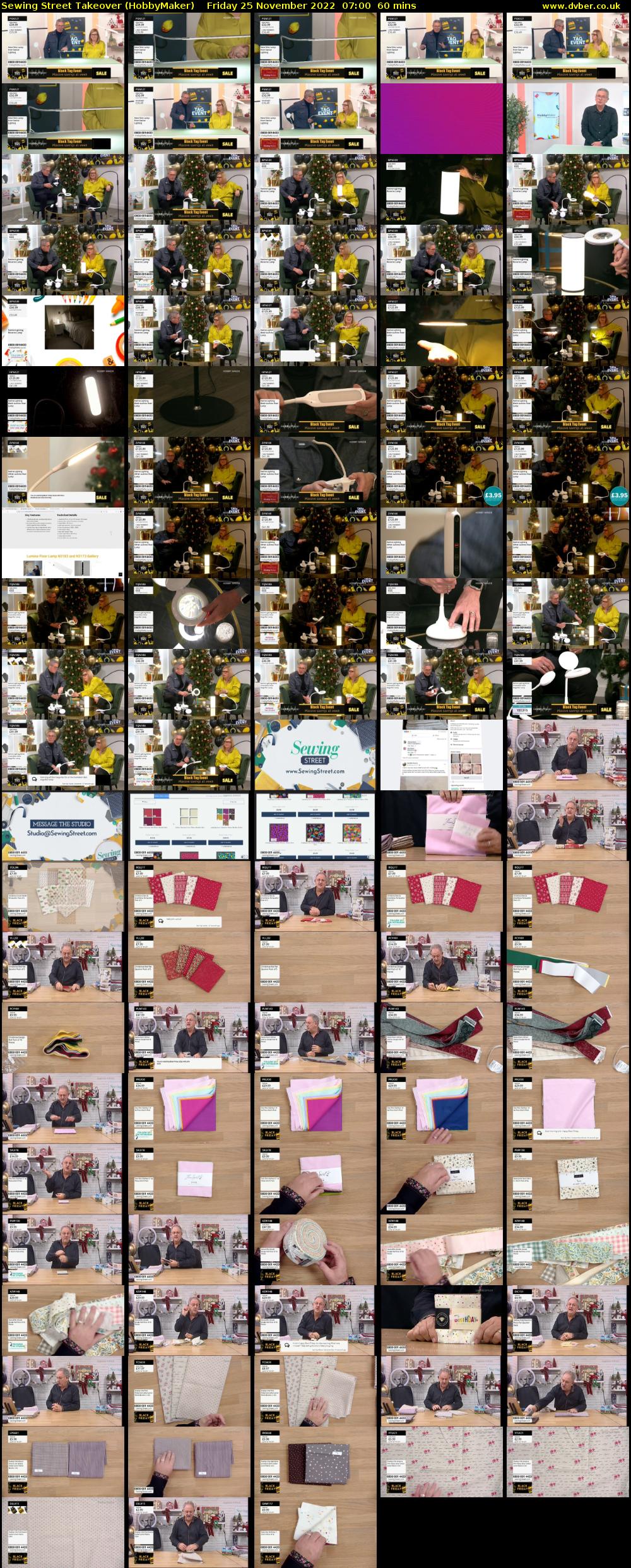 Sewing Street Takeover (HobbyMaker) Friday 25 November 2022 07:00 - 08:00