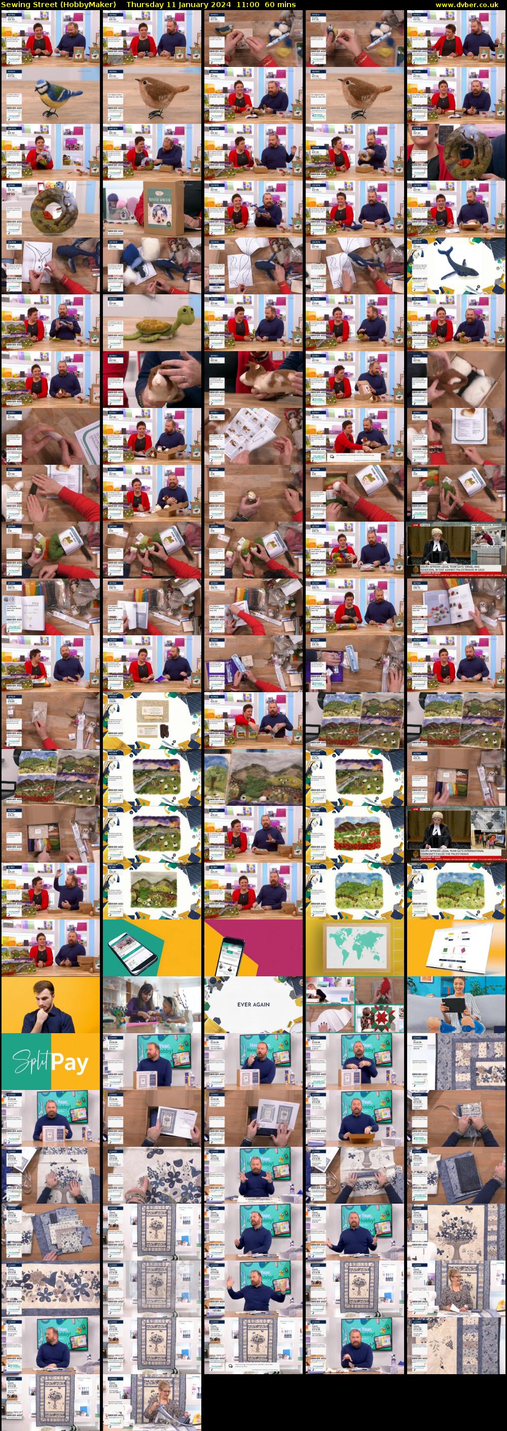 Sewing Street (HobbyMaker) Thursday 11 January 2024 11:00 - 12:00