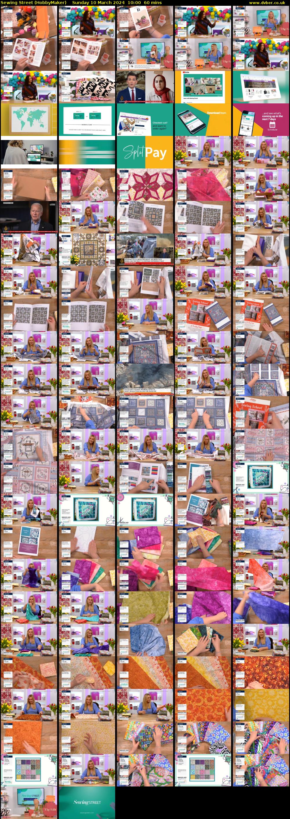 Sewing Street (HobbyMaker) Sunday 10 March 2024 10:00 - 11:00