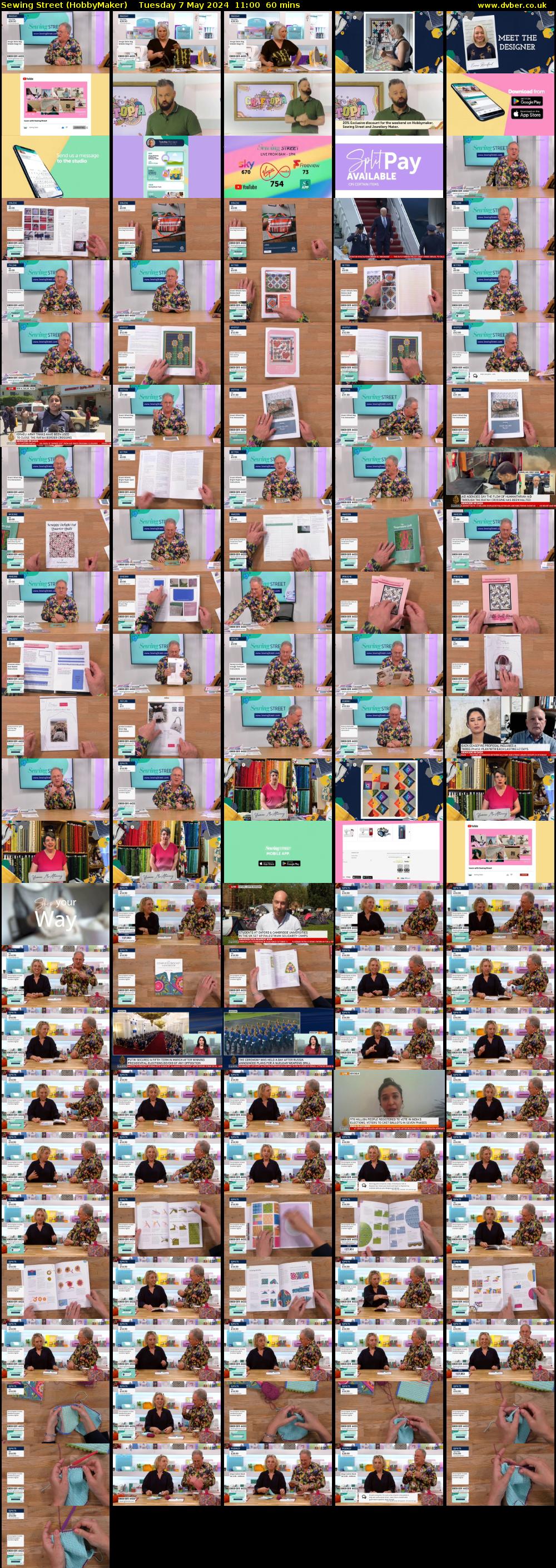 Sewing Street (HobbyMaker) Tuesday 7 May 2024 11:00 - 12:00