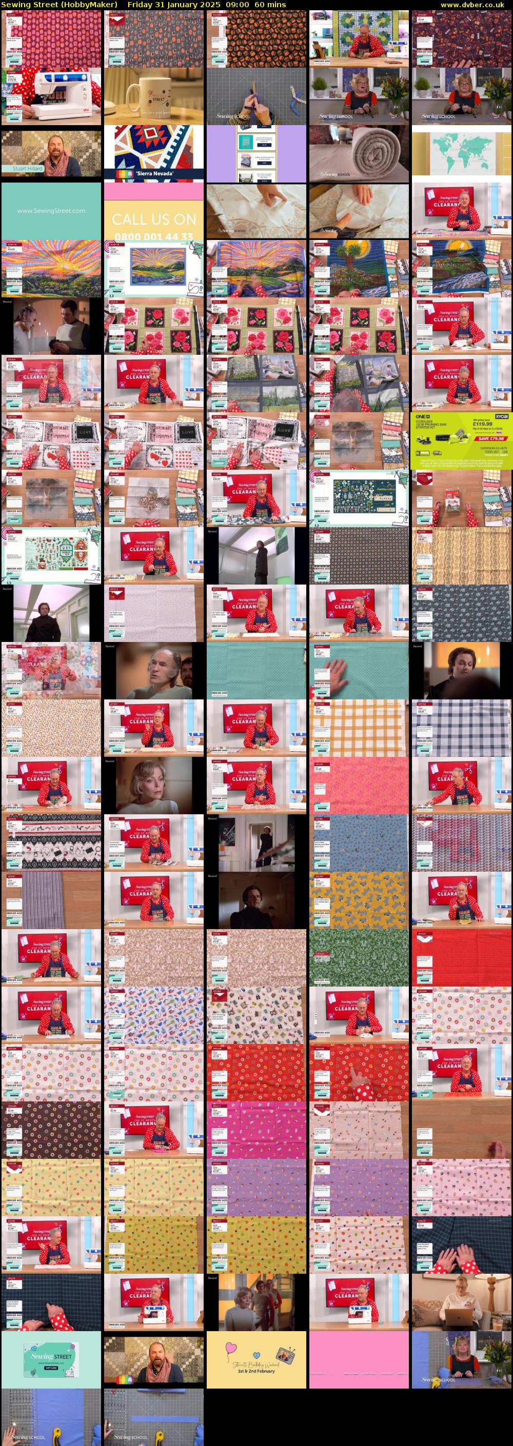 Sewing Street (HobbyMaker) Friday 31 January 2025 09:00 - 10:00
