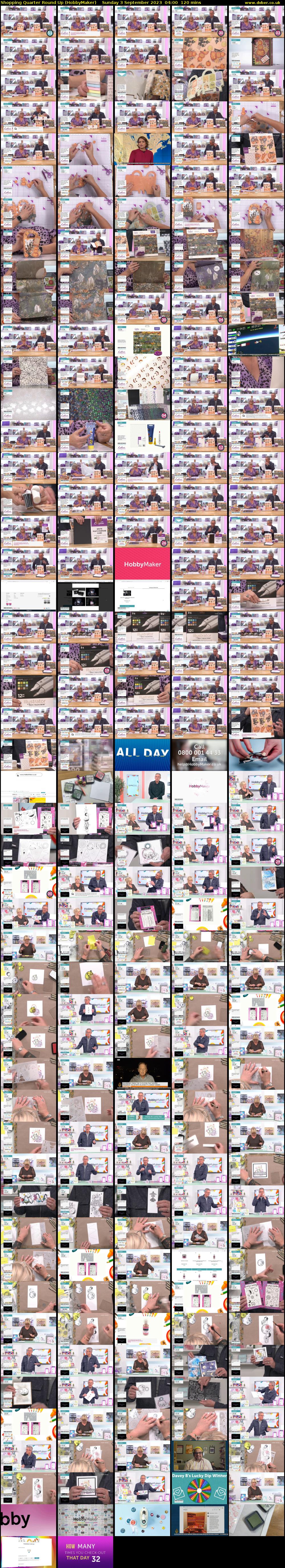 Shopping Quarter Round Up (HobbyMaker) Sunday 3 September 2023 04:00 - 06:00