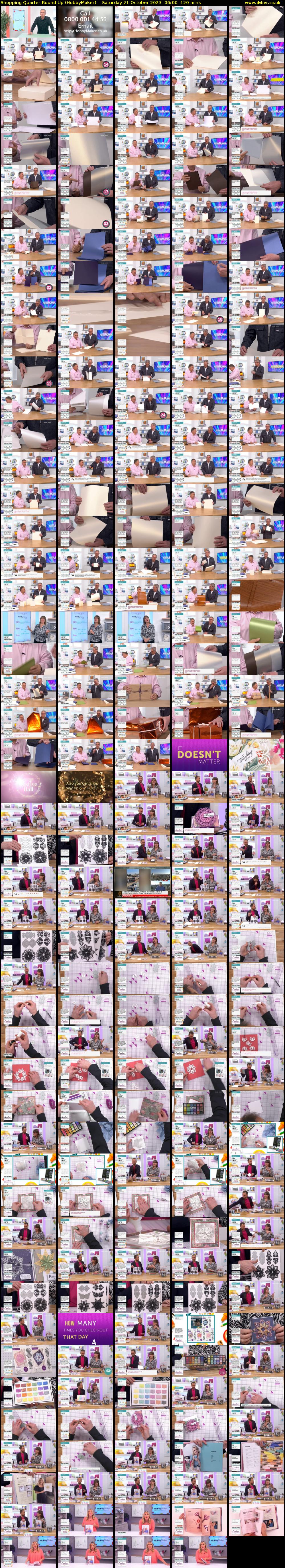 Shopping Quarter Round Up (HobbyMaker) Saturday 21 October 2023 06:00 - 08:00