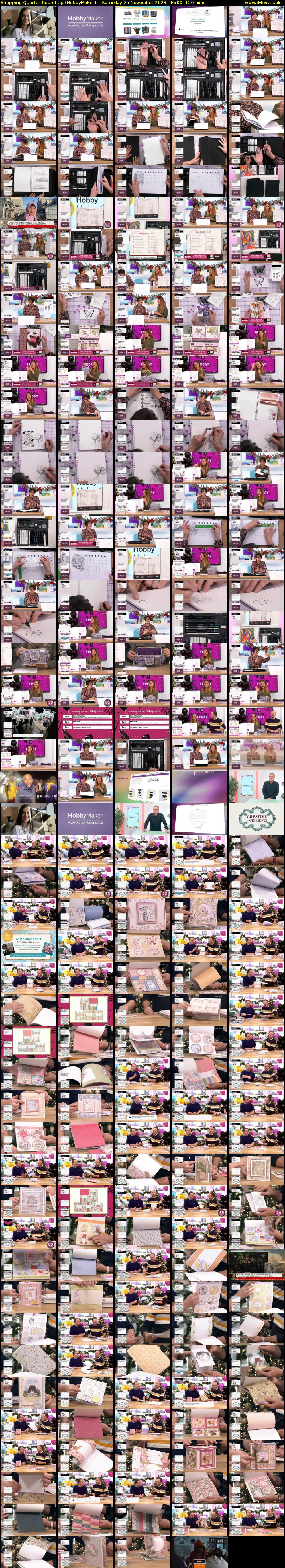 Shopping Quarter Round Up (HobbyMaker) Saturday 25 November 2023 06:00 - 08:00