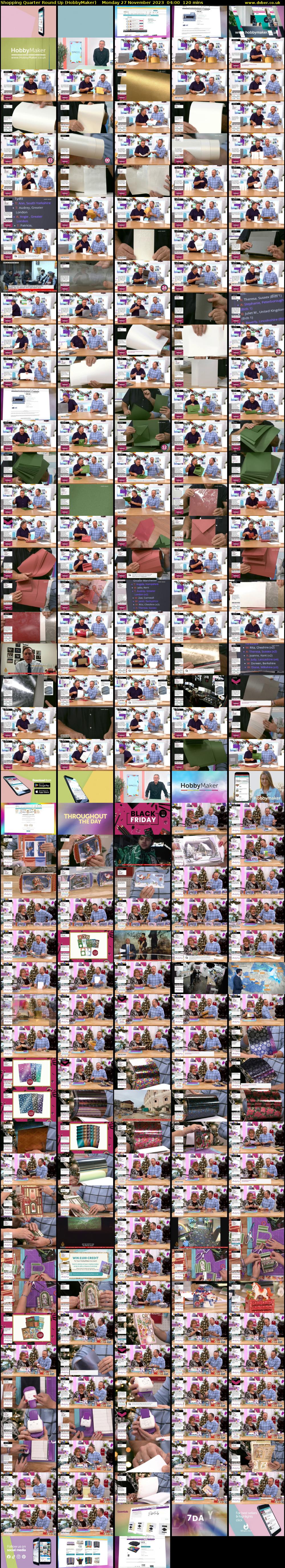 Shopping Quarter Round Up (HobbyMaker) Monday 27 November 2023 04:00 - 06:00