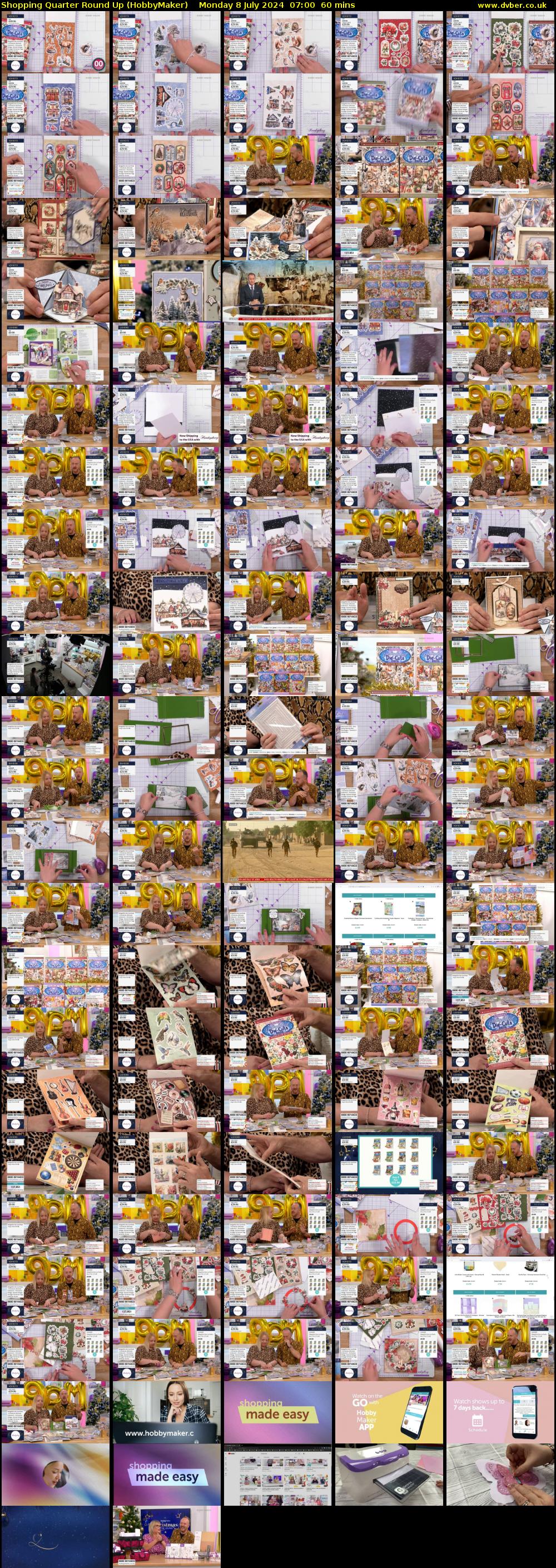 Shopping Quarter Round Up (HobbyMaker) Monday 8 July 2024 07:00 - 08:00
