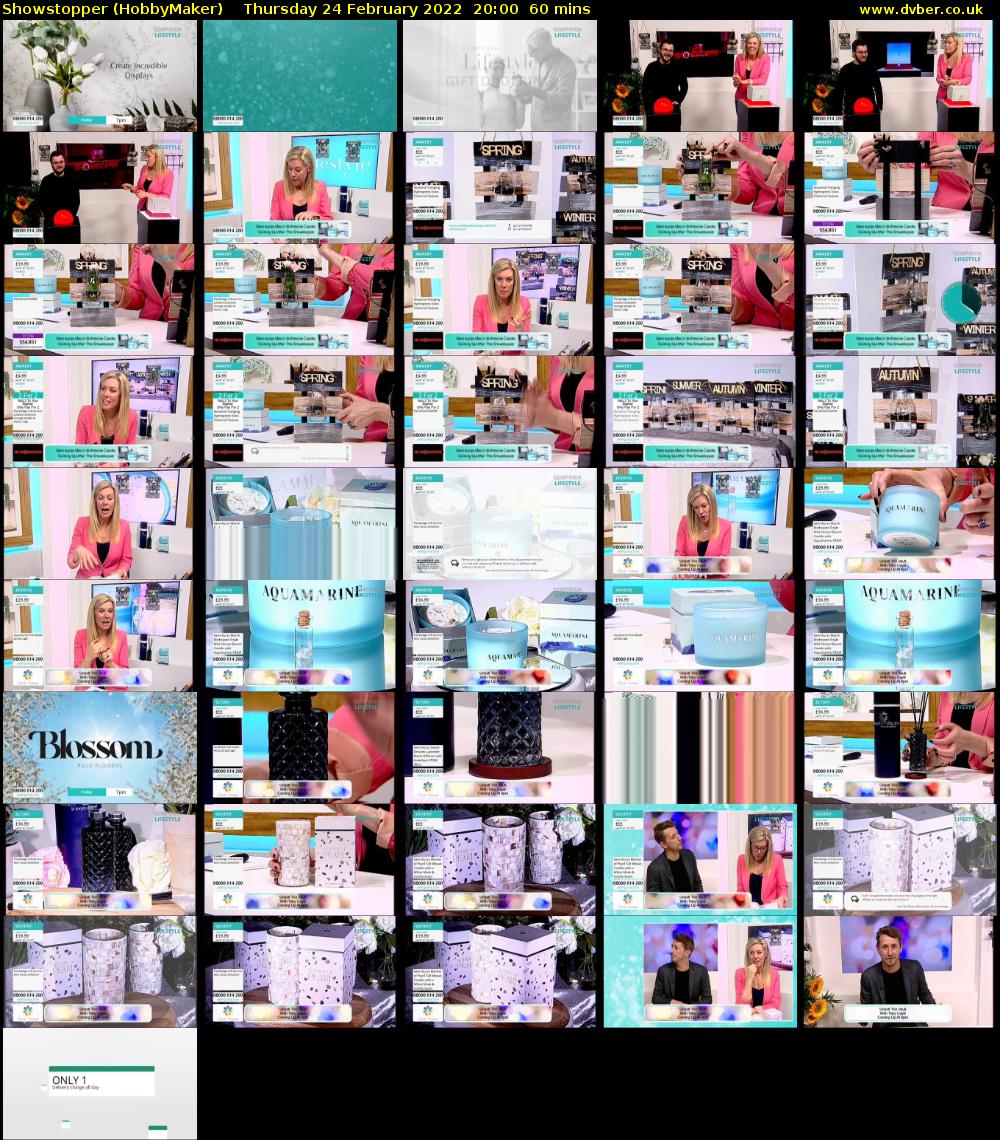 Showstopper (HobbyMaker) Thursday 24 February 2022 20:00 - 21:00