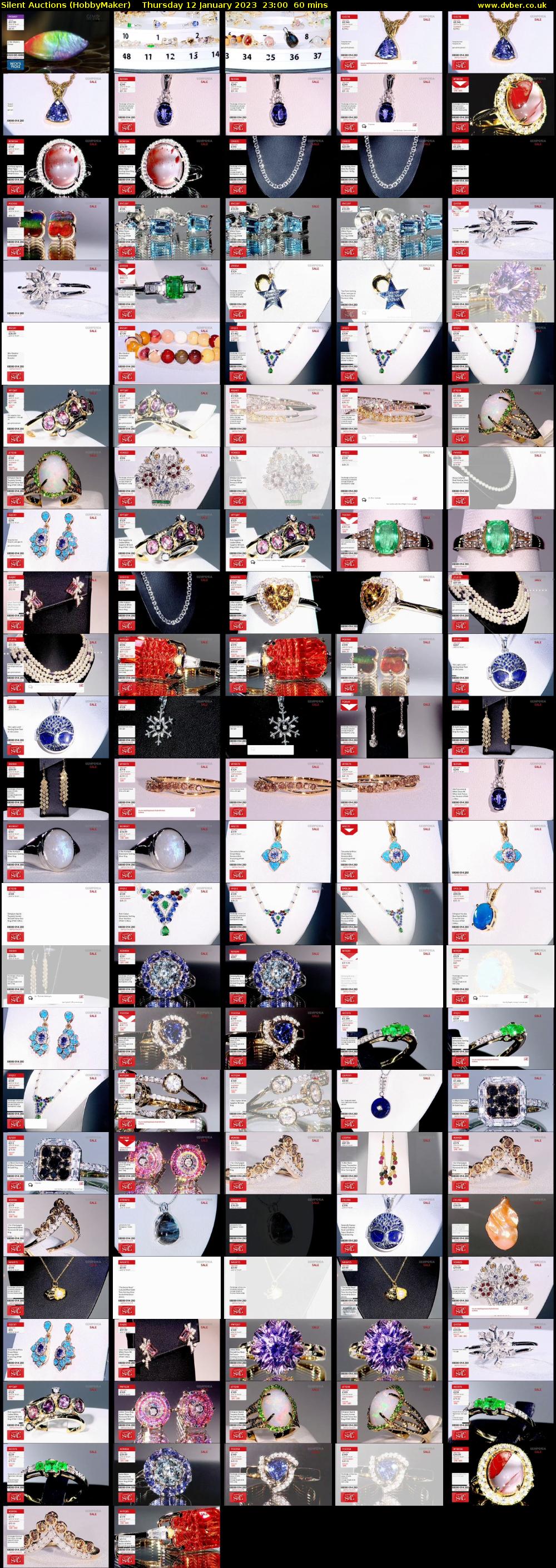 Silent Auctions (HobbyMaker) Thursday 12 January 2023 23:00 - 00:00