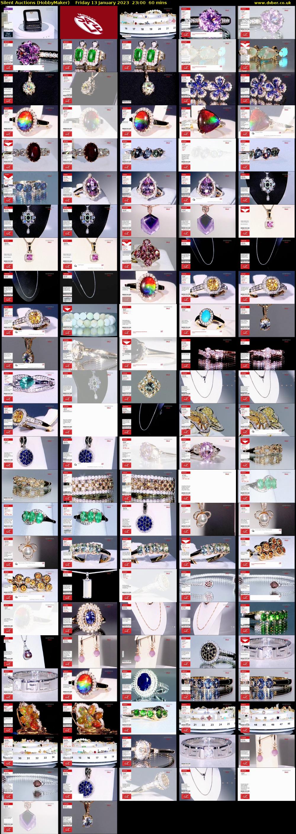 Silent Auctions (HobbyMaker) Friday 13 January 2023 23:00 - 00:00