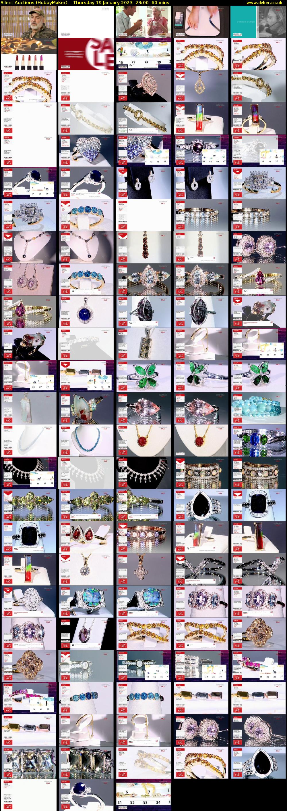 Silent Auctions (HobbyMaker) Thursday 19 January 2023 23:00 - 00:00
