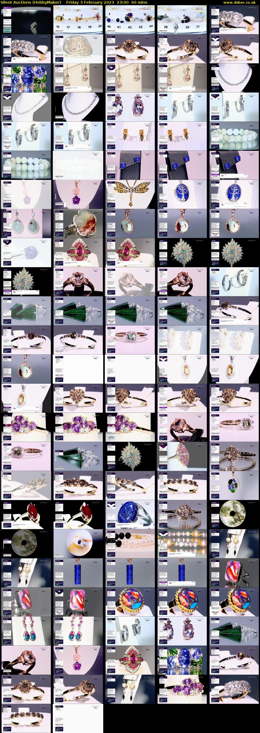 Silent Auctions (HobbyMaker) Friday 3 February 2023 23:00 - 00:00