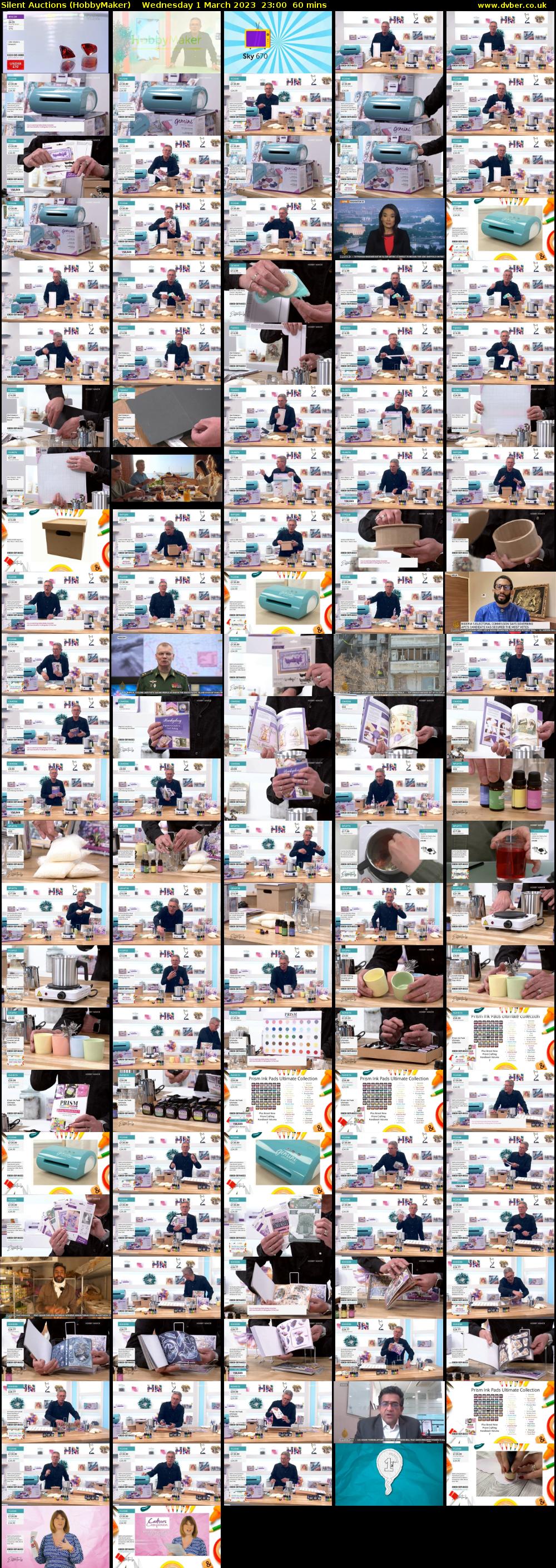 Silent Auctions (HobbyMaker) Wednesday 1 March 2023 23:00 - 00:00