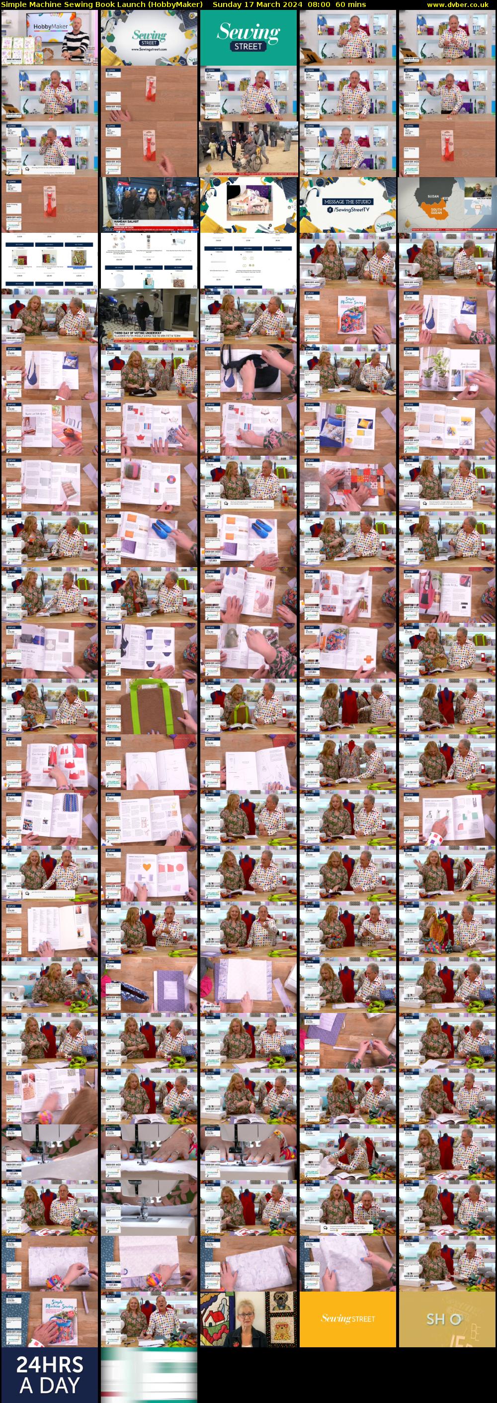 Simple Machine Sewing Book Launch (HobbyMaker) Sunday 17 March 2024 08:00 - 09:00