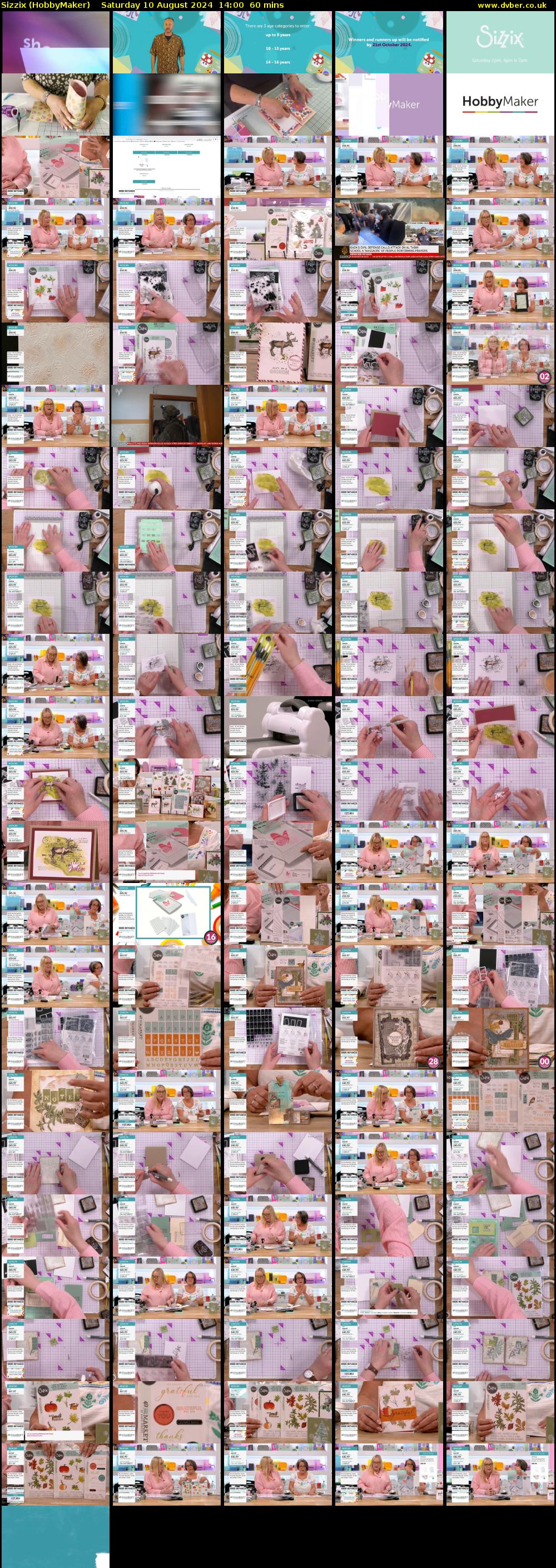 Sizzix (HobbyMaker) Saturday 10 August 2024 14:00 - 15:00