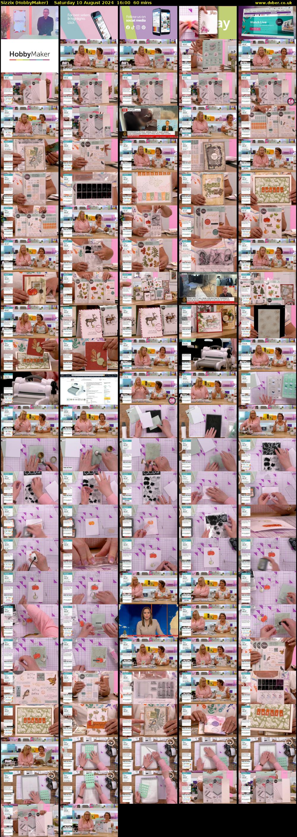 Sizzix (HobbyMaker) Saturday 10 August 2024 16:00 - 17:00