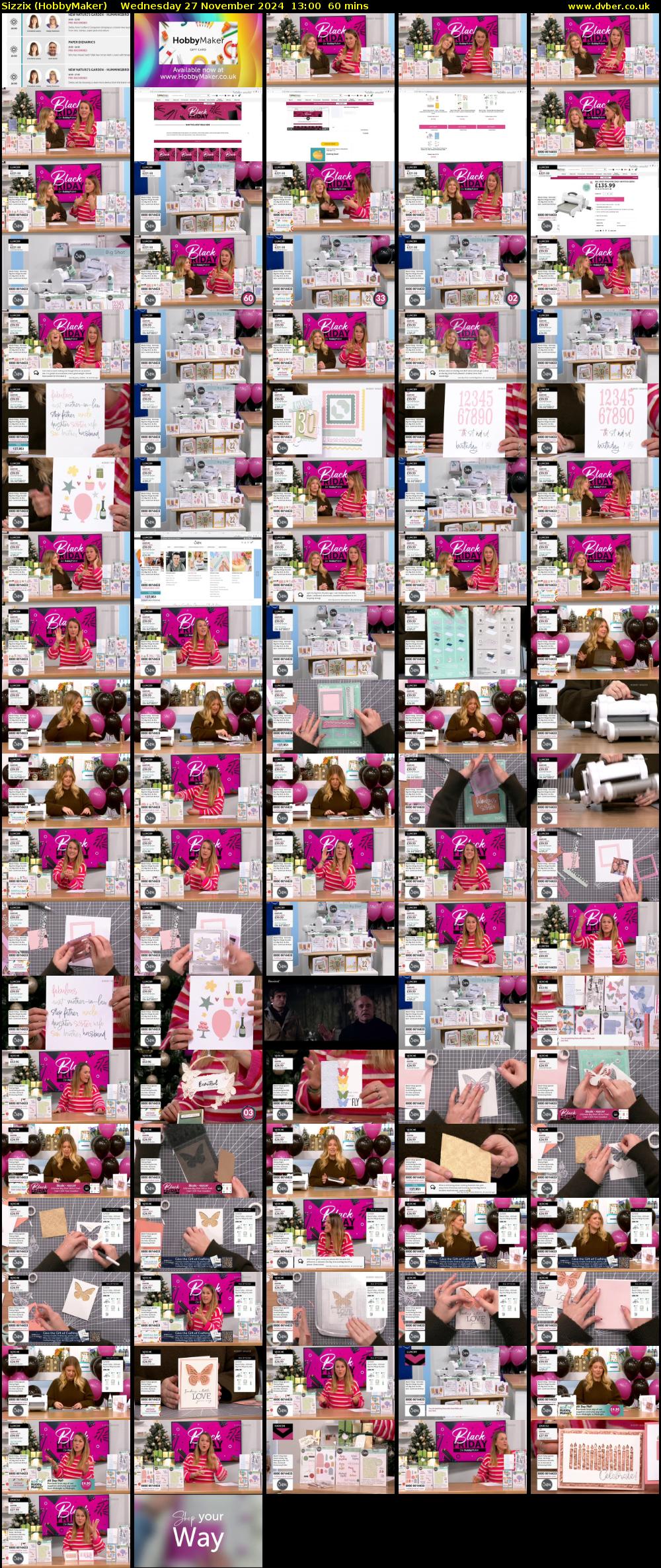 Sizzix (HobbyMaker) Wednesday 27 November 2024 13:00 - 14:00