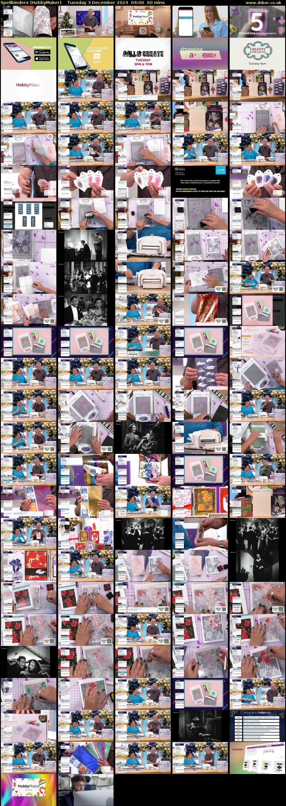 Spellbinders (HobbyMaker) Tuesday 3 December 2024 04:00 - 05:00