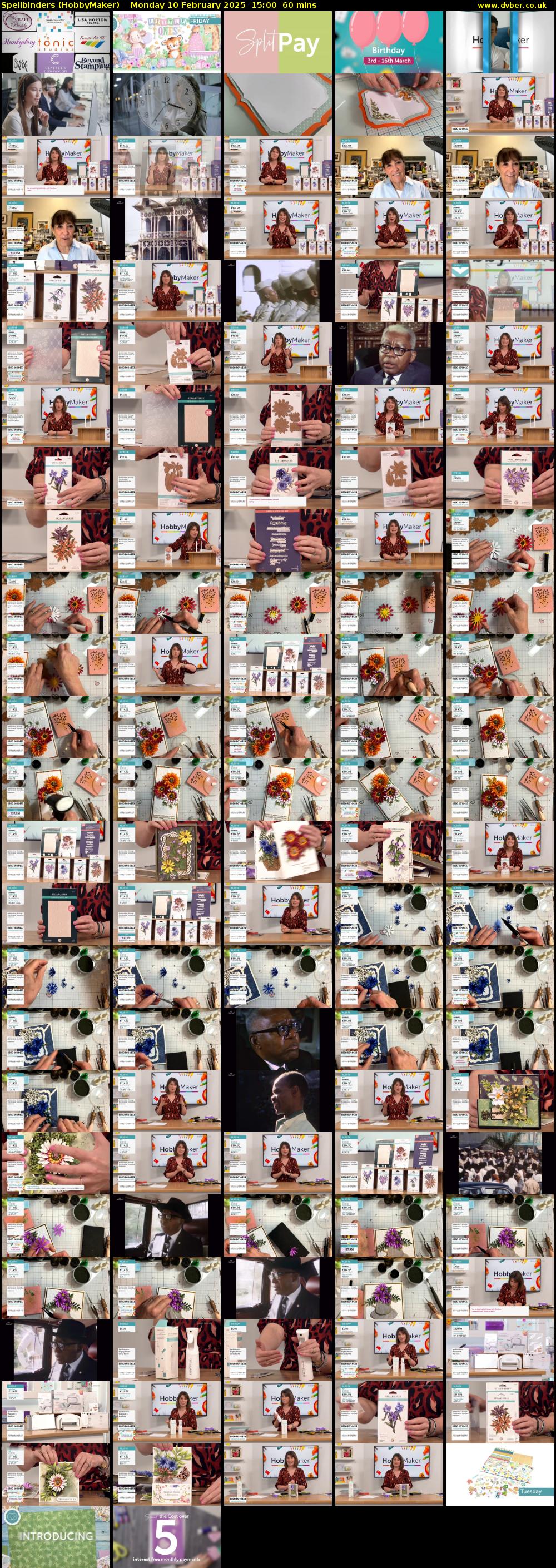 Spellbinders (HobbyMaker) Monday 10 February 2025 15:00 - 16:00