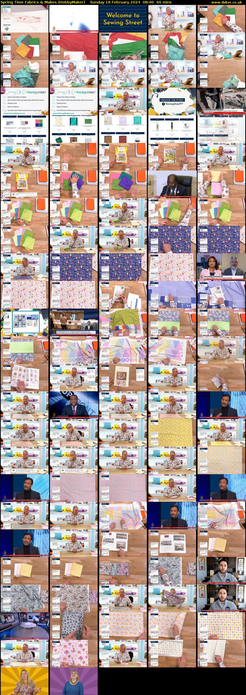 Spring Time Fabrics & Makes (HobbyMaker) Sunday 18 February 2024 08:00 - 09:00