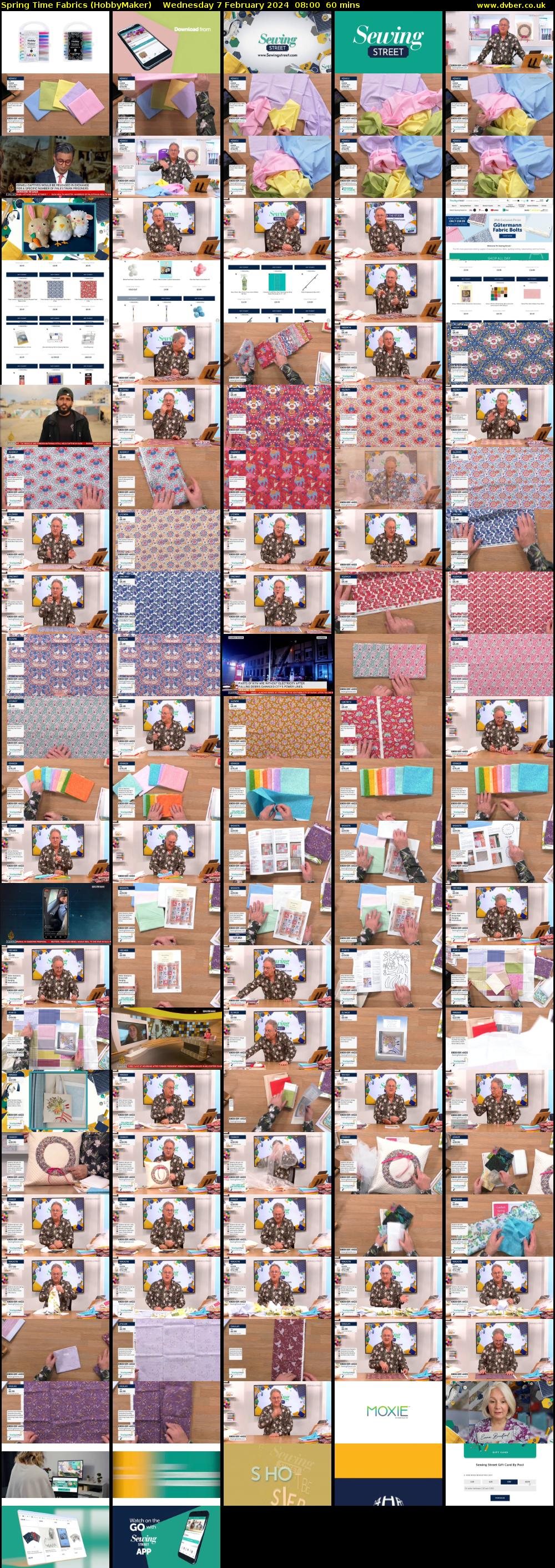 Spring Time Fabrics (HobbyMaker) Wednesday 7 February 2024 08:00 - 09:00