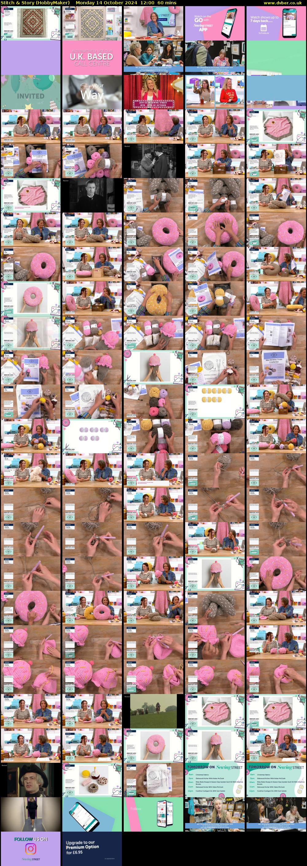 Stitch & Story (HobbyMaker) Monday 14 October 2024 12:00 - 13:00
