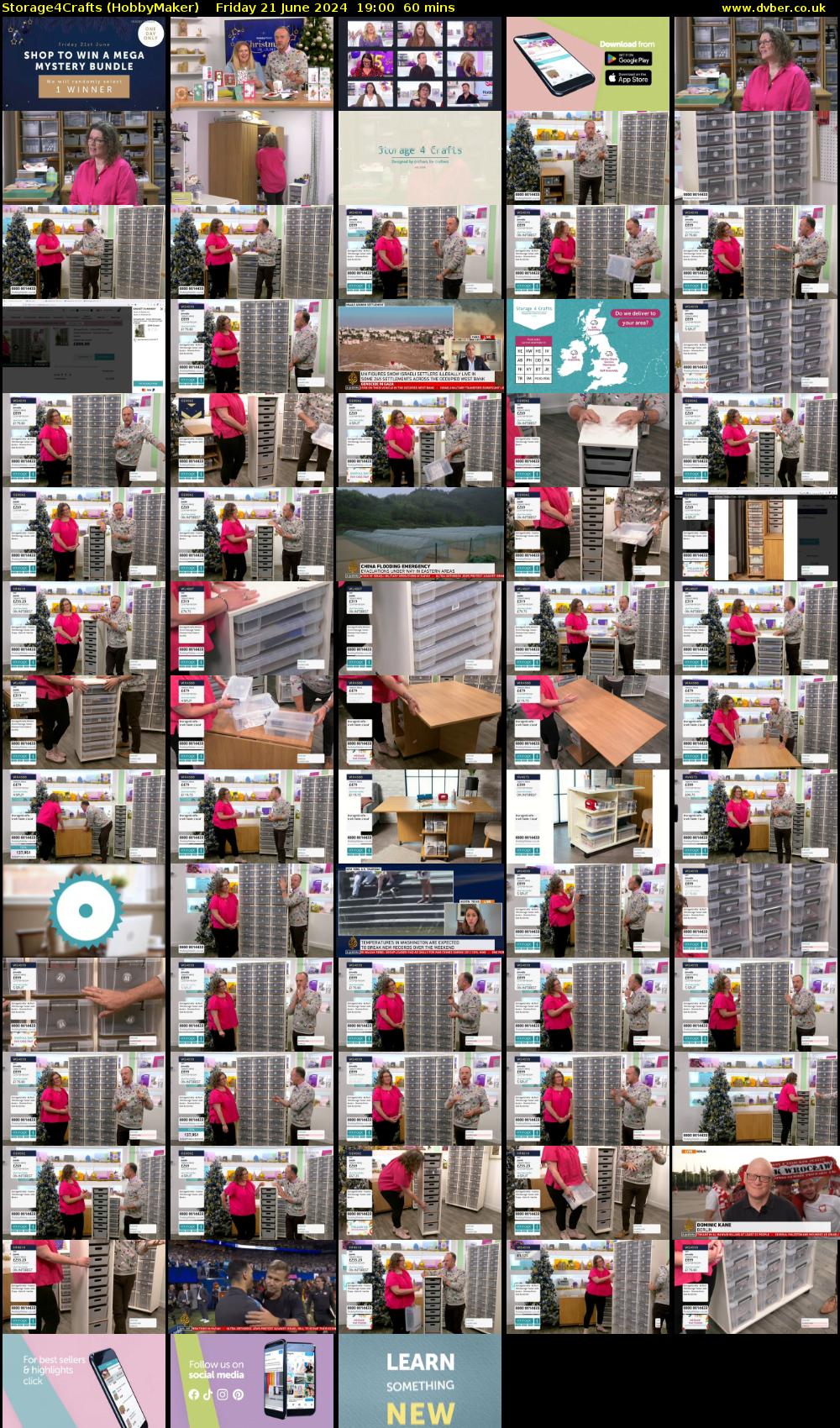 Storage4Crafts (HobbyMaker) Friday 21 June 2024 19:00 - 20:00