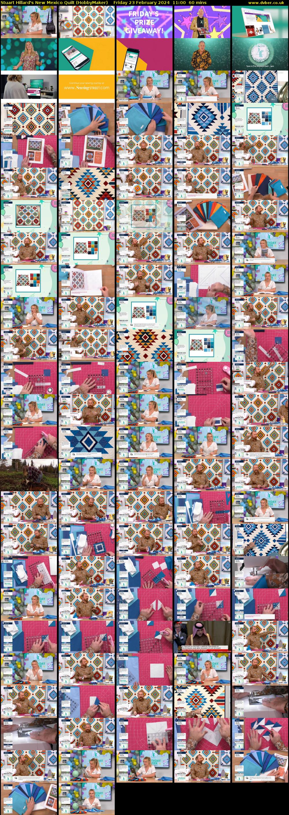 Stuart Hillard's New Mexico Quilt (HobbyMaker) Friday 23 February 2024 11:00 - 12:00
