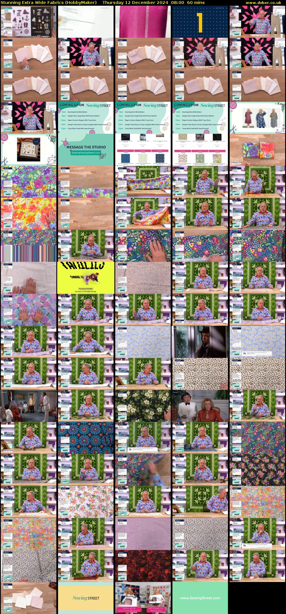 Stunning Extra Wide Fabrics (HobbyMaker) Thursday 12 December 2024 08:00 - 09:00