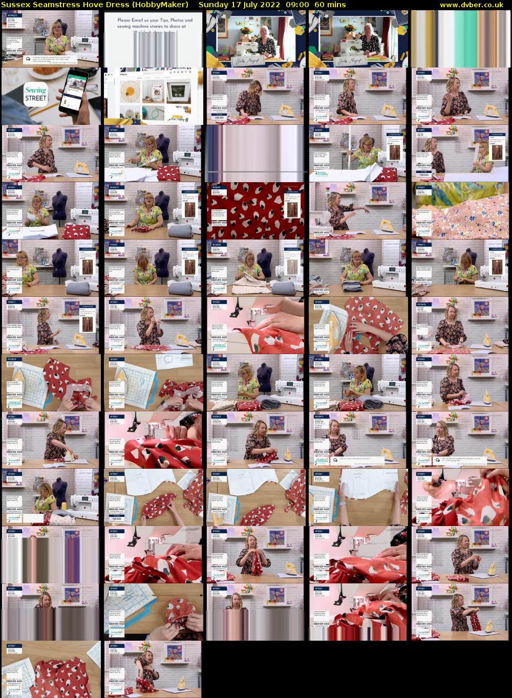 Sussex Seamstress Hove Dress (HobbyMaker) Sunday 17 July 2022 09:00 - 10:00