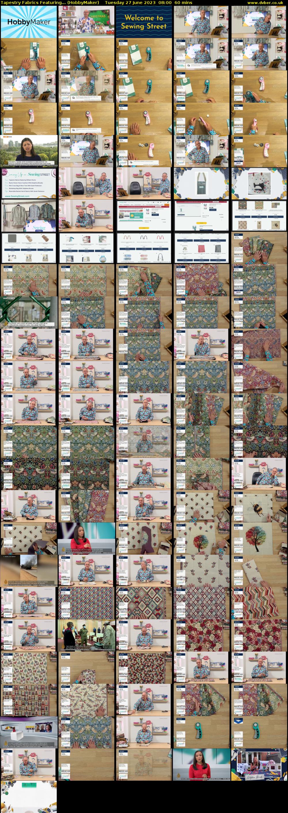 Tapestry Fabrics Featuring... (HobbyMaker) Tuesday 27 June 2023 08:00 - 09:00