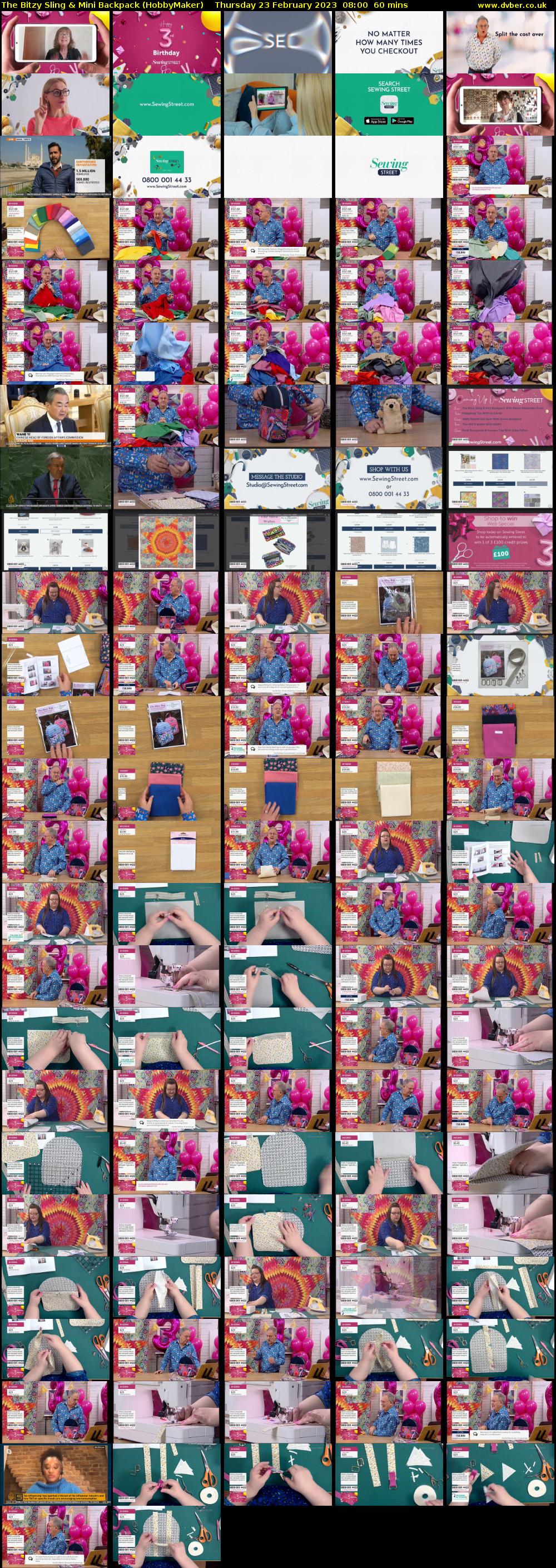 The Bitzy Sling & Mini Backpack (HobbyMaker) Thursday 23 February 2023 08:00 - 09:00