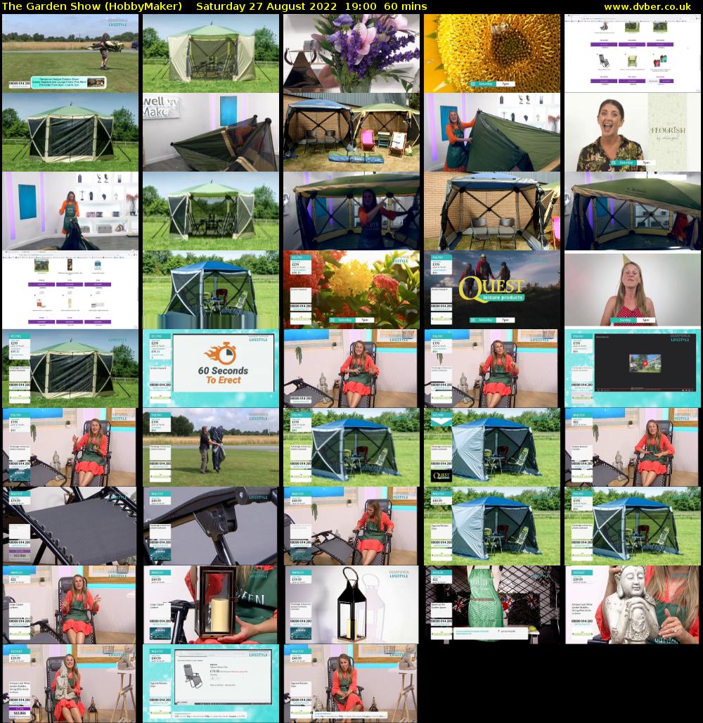 The Garden Show (HobbyMaker) Saturday 27 August 2022 19:00 - 20:00